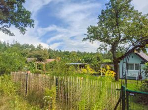 Blick in den Schrebergarten Nahe Nürnberg